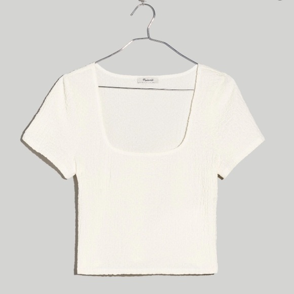 Madewell Crop Top with Square Neck, size XS - Picture 1 of 5